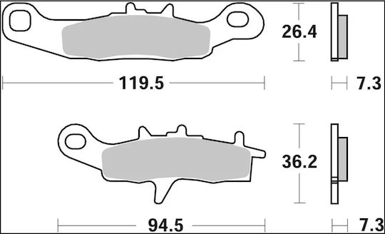 Brembo Plăcuțe Metalice 07ka22sx 1 Set 1 Etrier