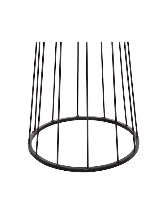 HomeMarkt Hue Floor Lamp H200xL30cm with Socket for E27 Bulb Gray