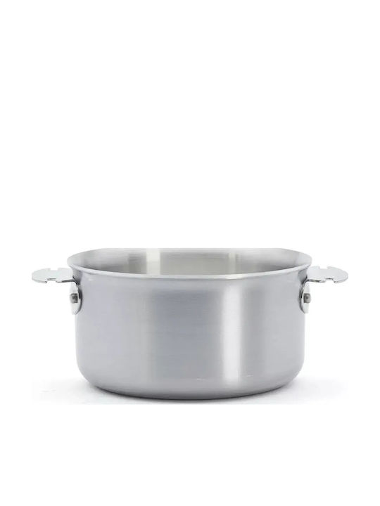 De Buyer Deep Stainless Steel Pot 1.3lt