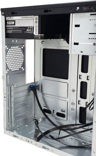 Powertech PT-1563 Midi Tower Computergehäuse Schwarz