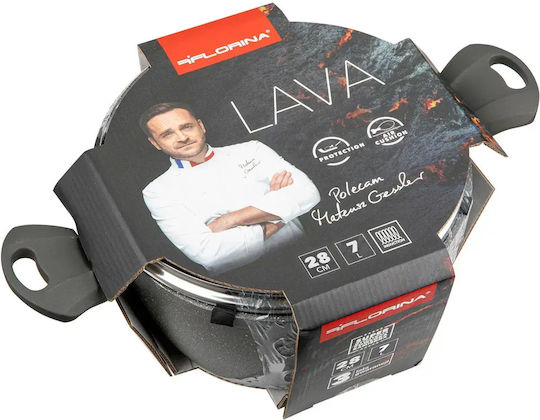 Florina Oală Adâncă Din Aluminiu Lava Stone 7.5lt 29cm
