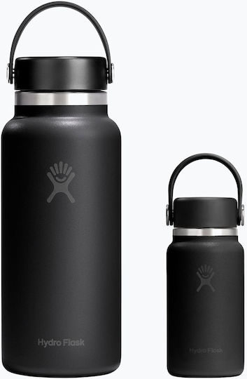 Hydro Flask Hydro Flask Edelstahl Thermosflasche 200ml Schwarze