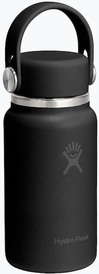 Hydro Flask Hydro Flask Edelstahl Thermosflasche 200ml Schwarze