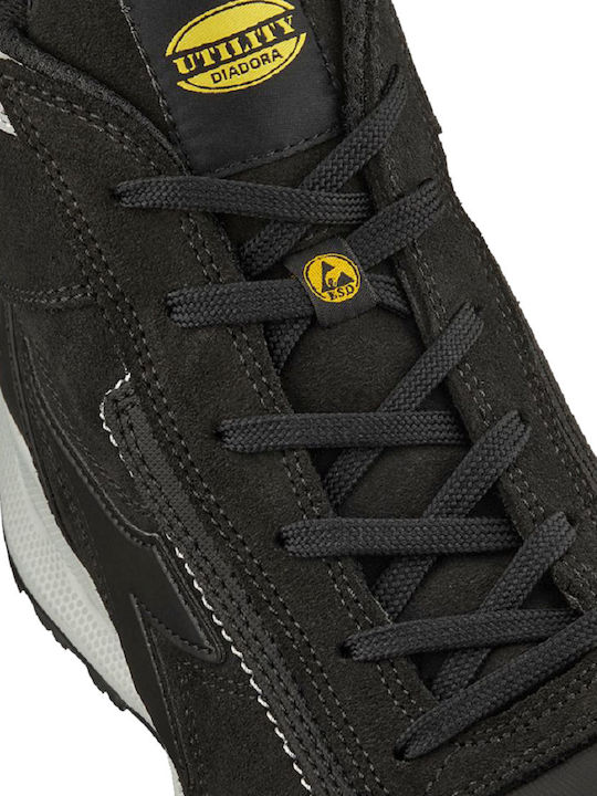 Utility Diadora Pro Glove A Box Μποτάκι Ασφαλείας Μαύρο S3S με Πιστοποίηση ESD , FO , HRO,SR