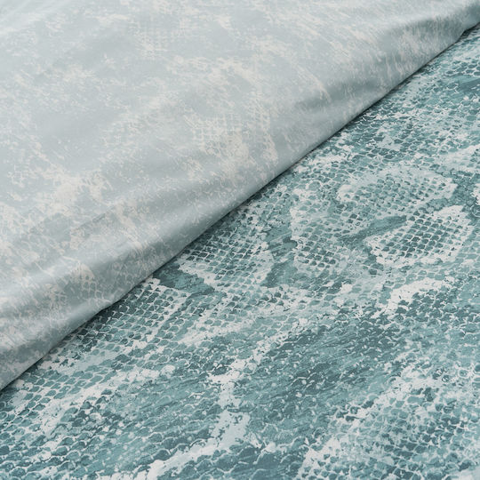 Charalambidis Textiles Sahara Bettlaken Super-Doppel 220x260cm Hellblau (4 Stück)