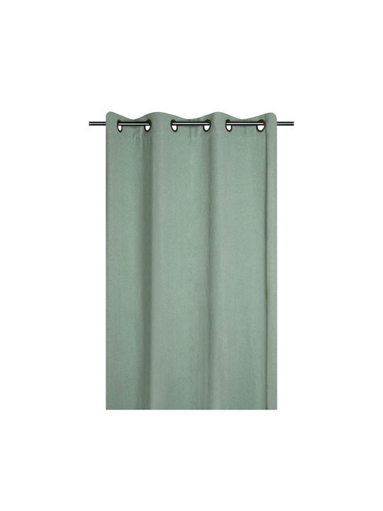 Curtain with Grommets Monaco Sauge 140x260cm