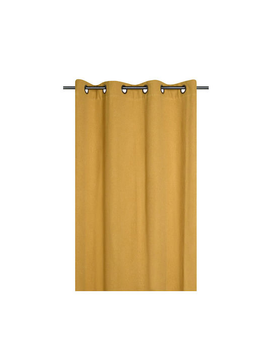 Vorhang mit Grommets Monaco Curry 140x260cm