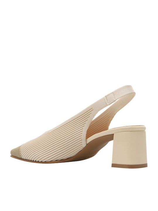 Pumps Mit Chunky Mittlerem Absatz Braun