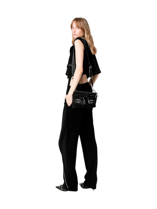 Mod Wave Movement Women's Shoulder Bag Black