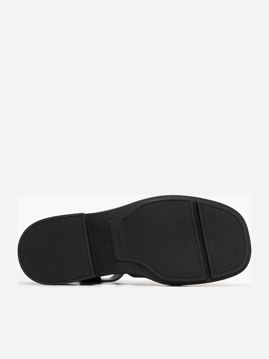 Leather Sandals Black