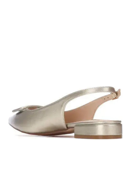 Women's Ballerina Shoes in Gold Colour