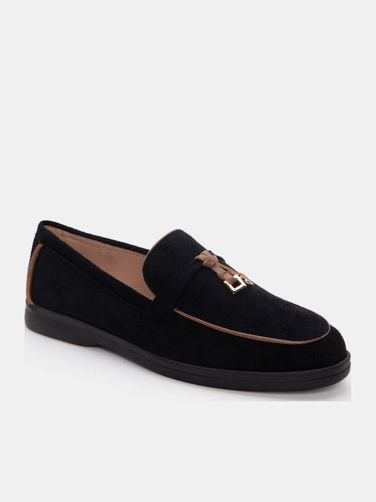 Damen Mokassins in Schwarz Farbe