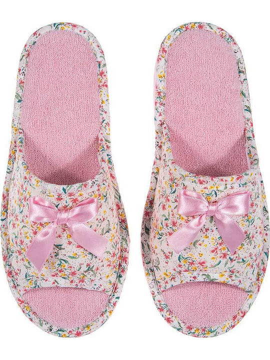 Anatomische Terry Damen Hausschuhe Rosa