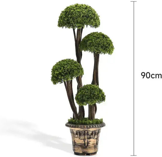 Copac Artificial De Cedru Bonsai 90cm