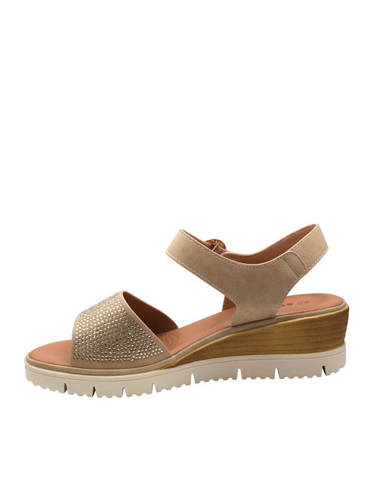 Anatomische Damenplattformen Beige