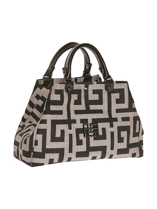 Iris Fabric Women's Tote Bag Black