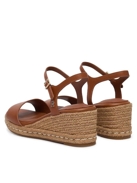 Summer Women's Platform Espadrilles Style Brown