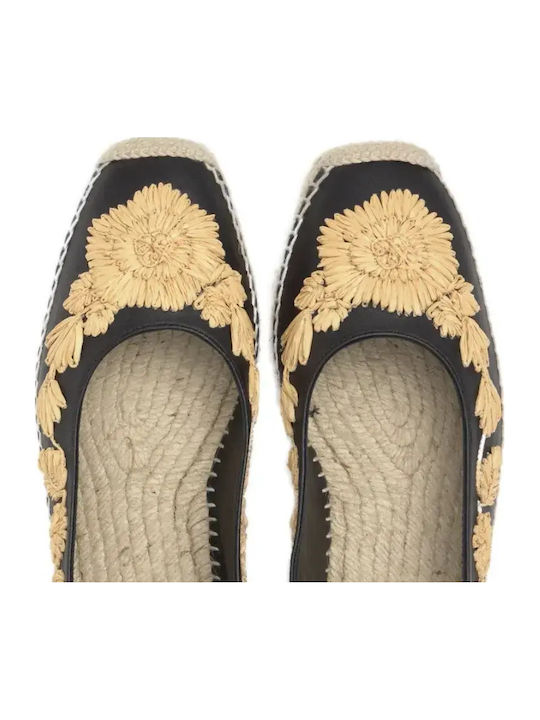 Paris/280 Knitted Women's Espadrilles In Black Color