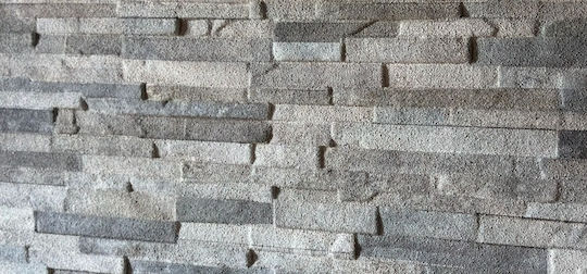 3D Wandpaneele mit Kleber Graue 50x100cm