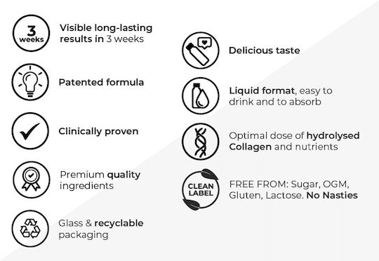 Colagen Lichid Marin Hidrolizat Suport Hormonal Piele Păr Unghii Gold Collagen Forte Plus 50+ 10 Fiole X 50 Ml