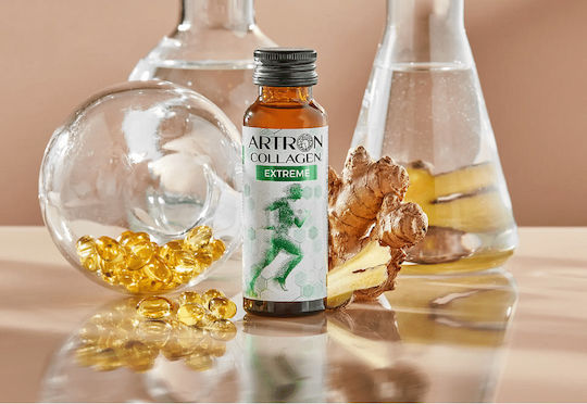 Colagen Marin Hidrolizat 10.000 Mg Articulații Mușchi Oase Artron Gold Collagen Extreme 10 Fiole X 50 Ml