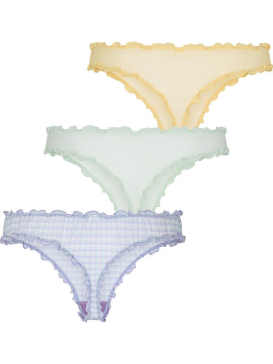 Women's String 3Pack Yellow