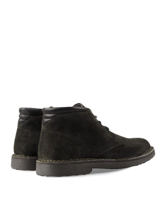 Grüne Herrenstiefel