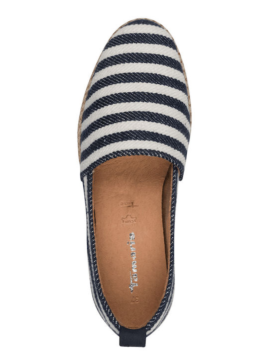 Fabric Women's Espadrilles in Blue Colour