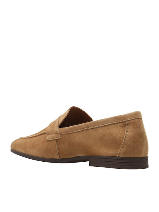Suede Ανδρικά Loafers σε Ταμπά Χρώμα