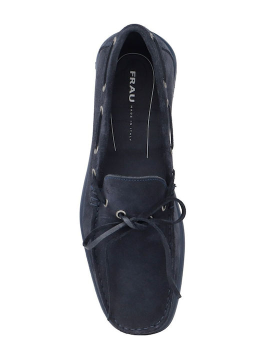 Suede Ανδρικά Loafers σε Μπλε Χρώμα