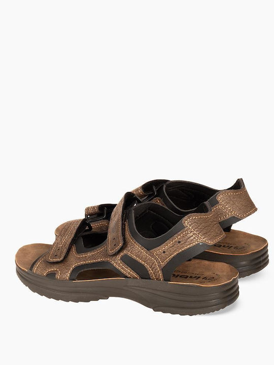 Herrensandalen in Braune Farbe