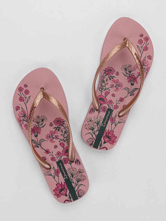 Damen Zehentrenner in Roségold Farbe