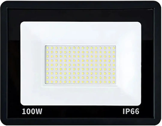 Verk Group Proiector LED Etanș 100W Alb Rece 6000K IP66