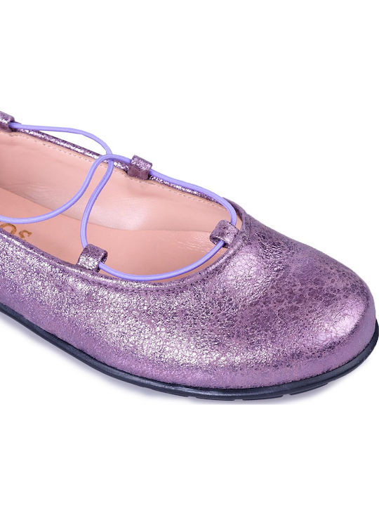 Pantofi și Balerini Pentru Copii Cu Închidere Hoop & Loop Violet