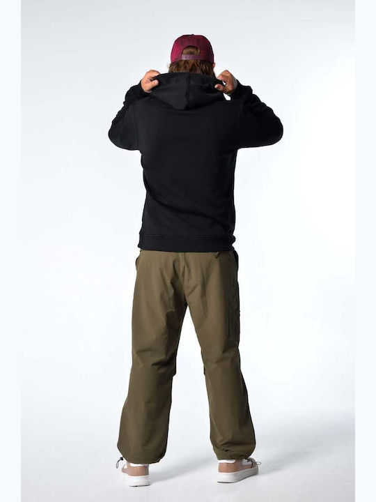 I' Am Broke Sweatshirt mit Kapuze Schwarz H0148M