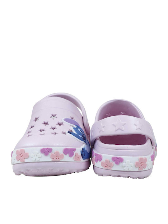Stitch Kids Anatomic Clogs for Beach Pink