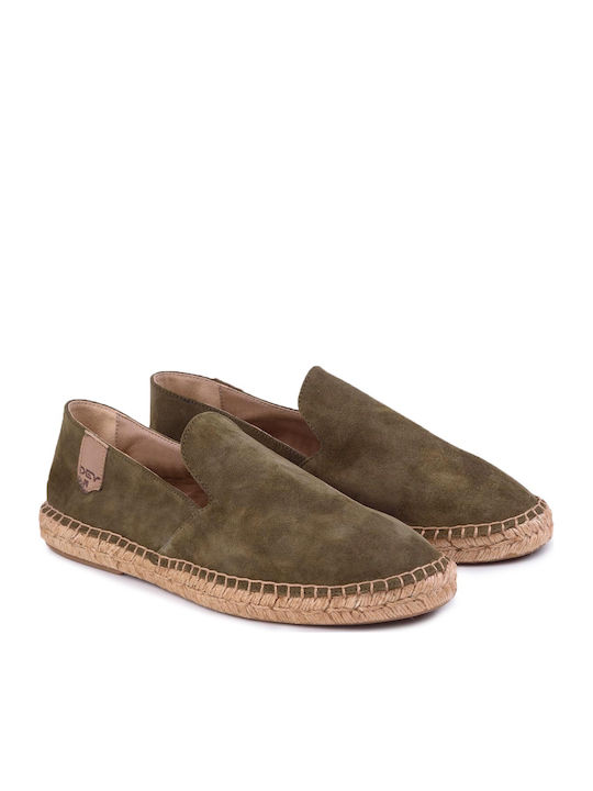 Men's Espadrilles In Green Colour