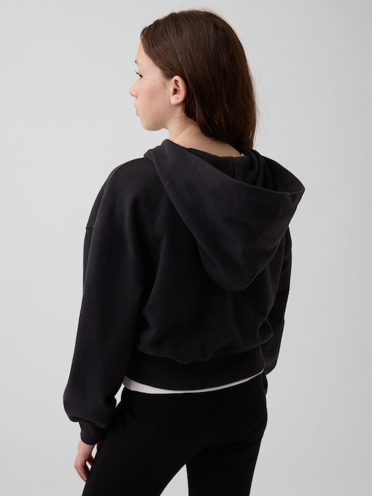 Kids Sweatshirt With Hood and Pockets Moonless Night
