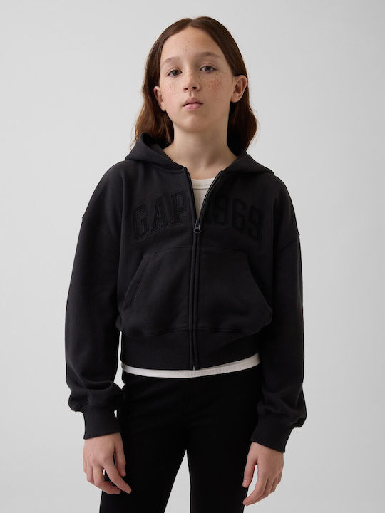 Kids Sweatshirt With Hood and Pockets Moonless Night