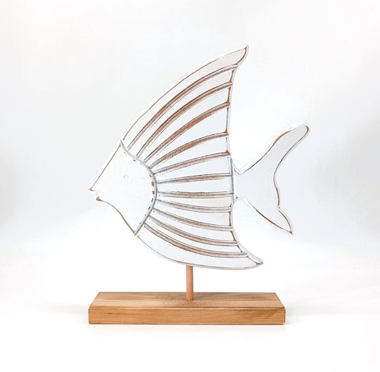 Korres Craft Διακοσμητικό Ψάρι από Ξύλο 28.5x5.5x5.5cm
