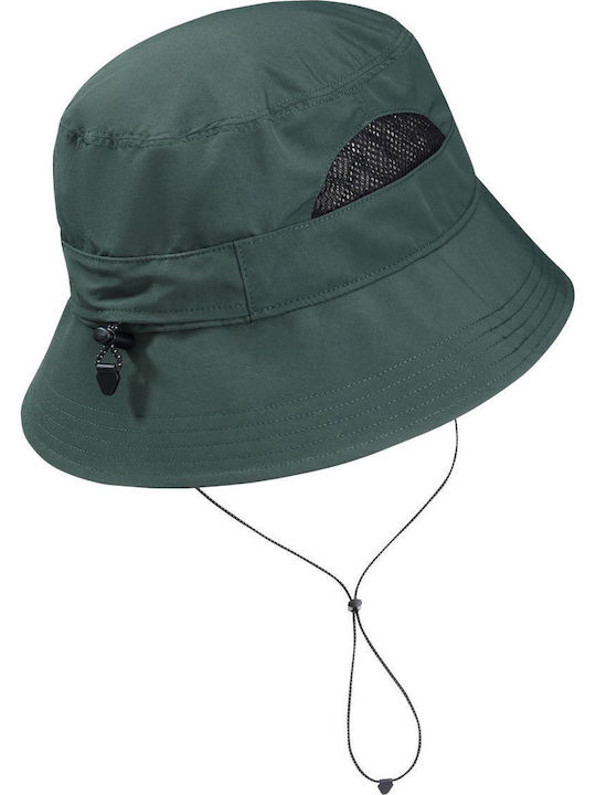 Jack Wolfskin Υφασμάτινo Ανδρικό Καπέλο Στυλ Bucket Πράσινο