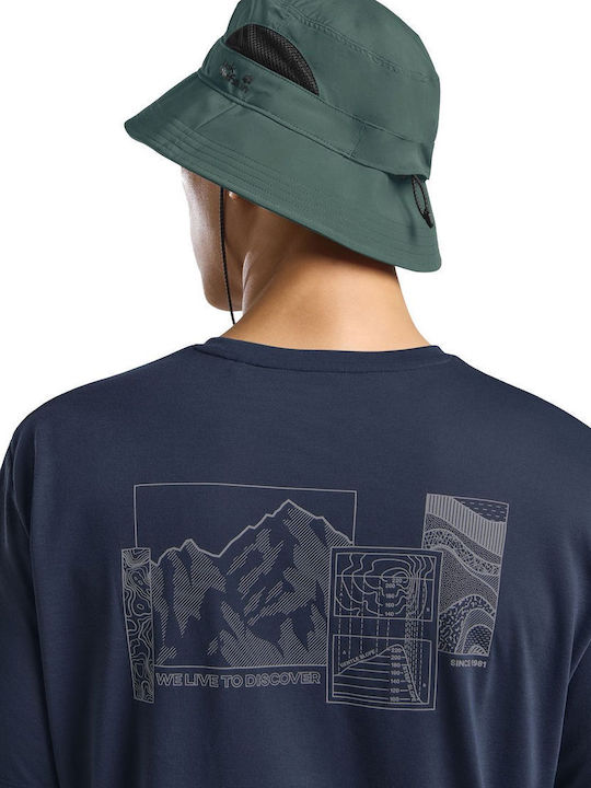 Jack Wolfskin Υφασμάτινo Ανδρικό Καπέλο Στυλ Bucket Πράσινο