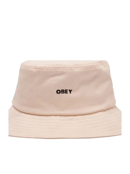 Obey Fabric Men's Bucket Style Hat Beige