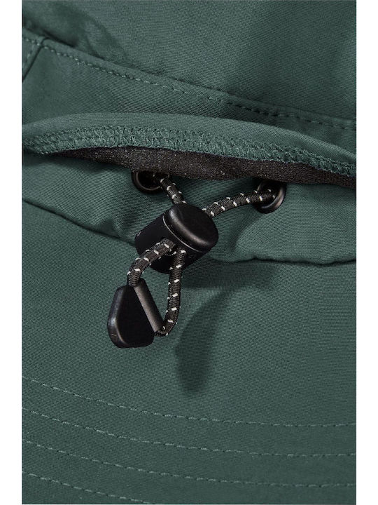 Jack Wolfskin Υφασμάτινo Ανδρικό Καπέλο Στυλ Bucket Πράσινο