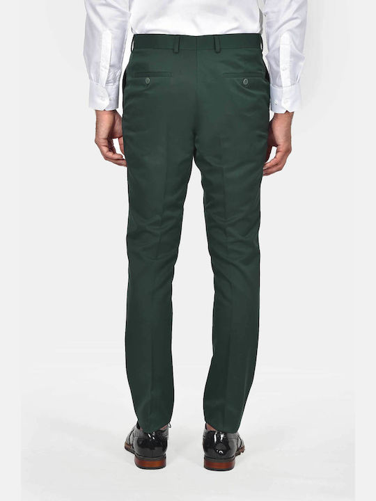 Winter Men's Suit with Slim Fit Green