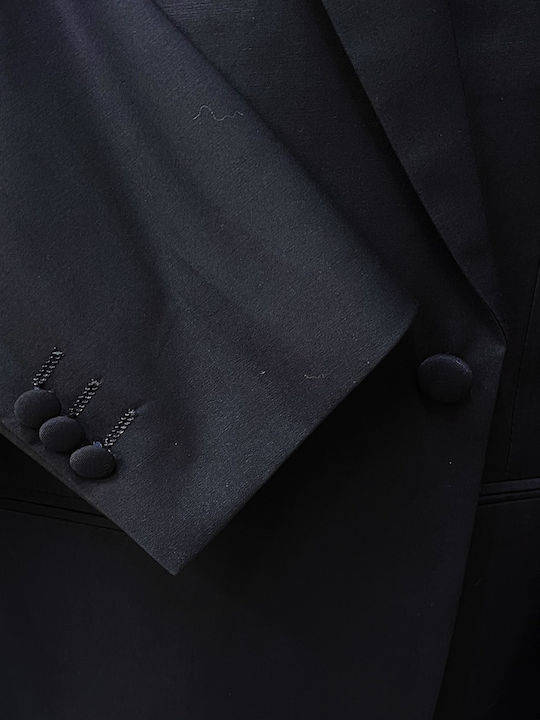 Ανδρικό Κοστούμι Με Γιλέκο Navy Blue