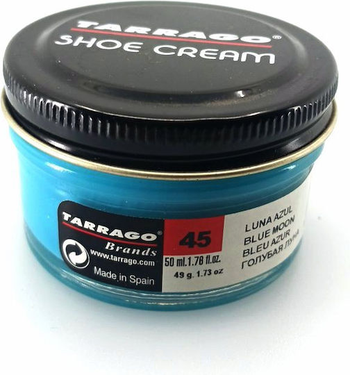 Tarrago Shoe Cream 50 Ml Color Pale Blue Tourmaline 44 Shoe Dye Shade Tarrago 44 Tourmaline