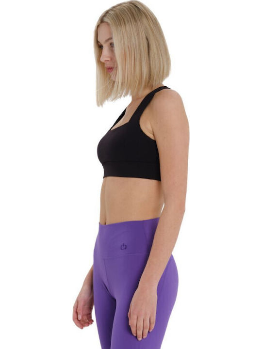 Women's Athletic Sports Bra Black with Lining