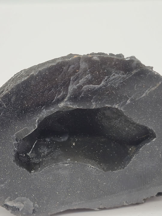 Black Agate Geode 179g Natural Crystal Decoration