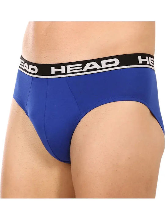 Herren Slip Blau-Schwarz 2er Pack